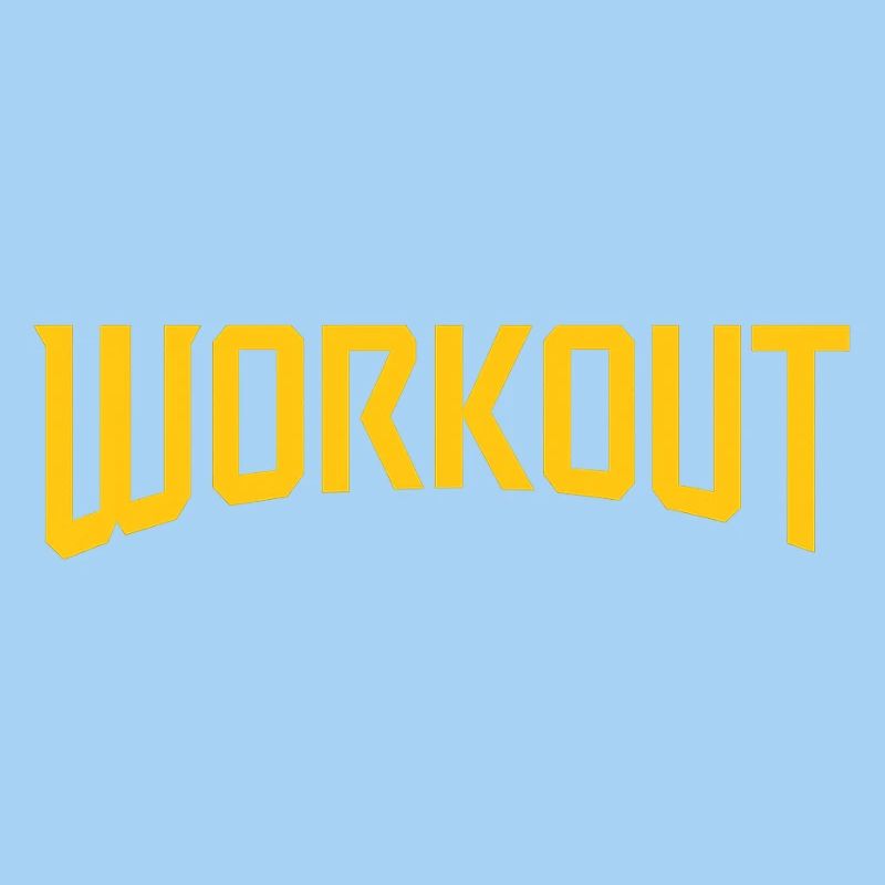 Retro Yellow Blocks Workout