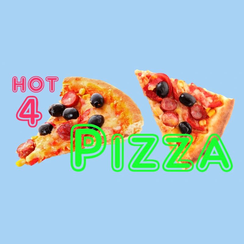 Hot 4 Pizza 🍕 Pizza Theme Clothes for Lovers
