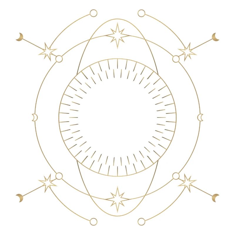 Conception de l’orbite du cercle d’étoile dorée