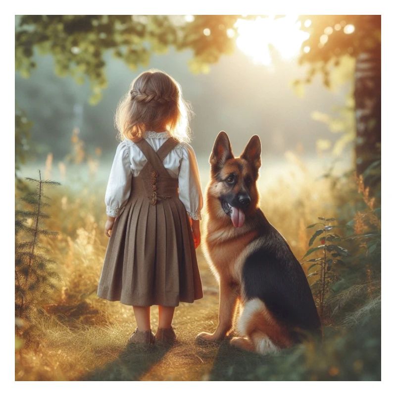 Deutscher Schäferhund Kunst
