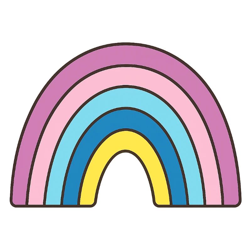 Pastel Rainbow Design