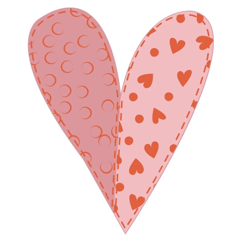 Patchwork Herz Nr. 9