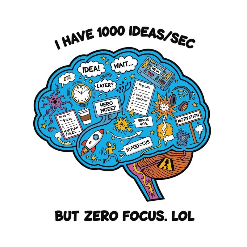 Illustration de brainstorming créative