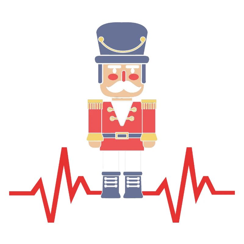 Nutcracker Christmas Heartbeat