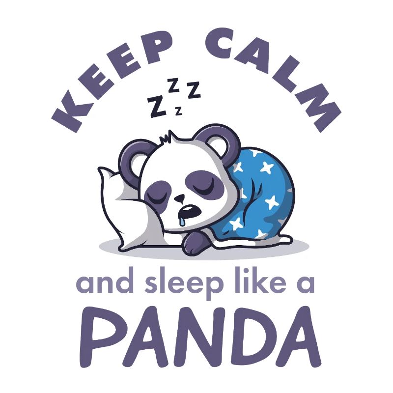 Keep Calm Panda Sleep Shirt