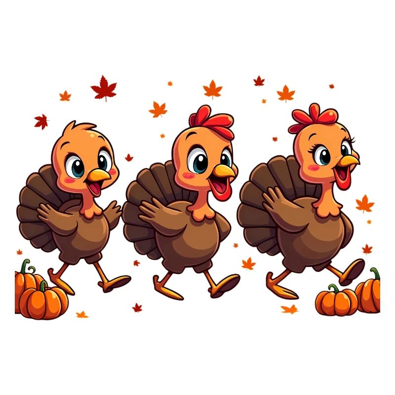Bébé dinde de Thanksgiving