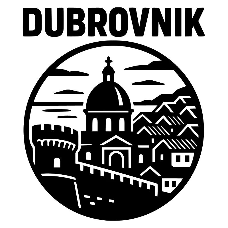 dubrovnik silhouette