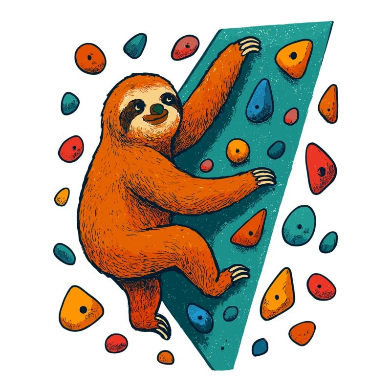 Bouldering Sloth Climbing Boulder Climber