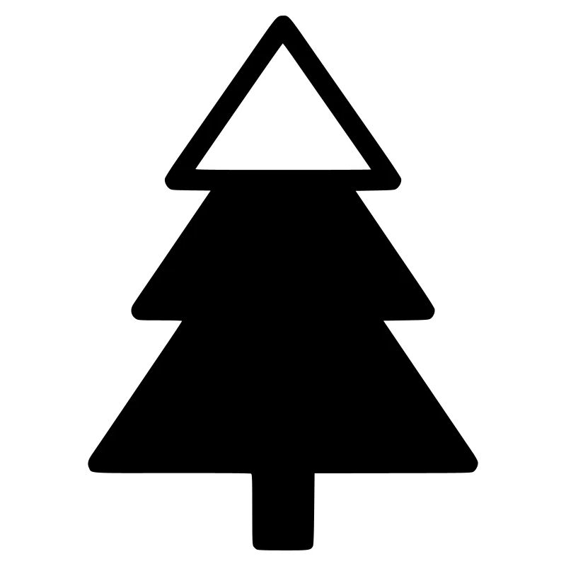Fir Tree Forest Silhouette
