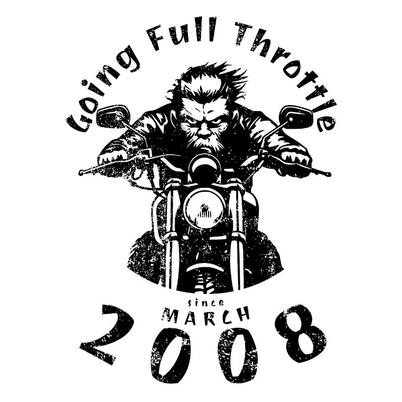 18. Geburtstag Going Full Throttle Since 03/2008