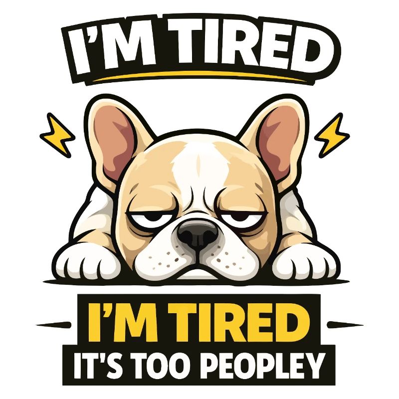 Tired Bulldog Tee