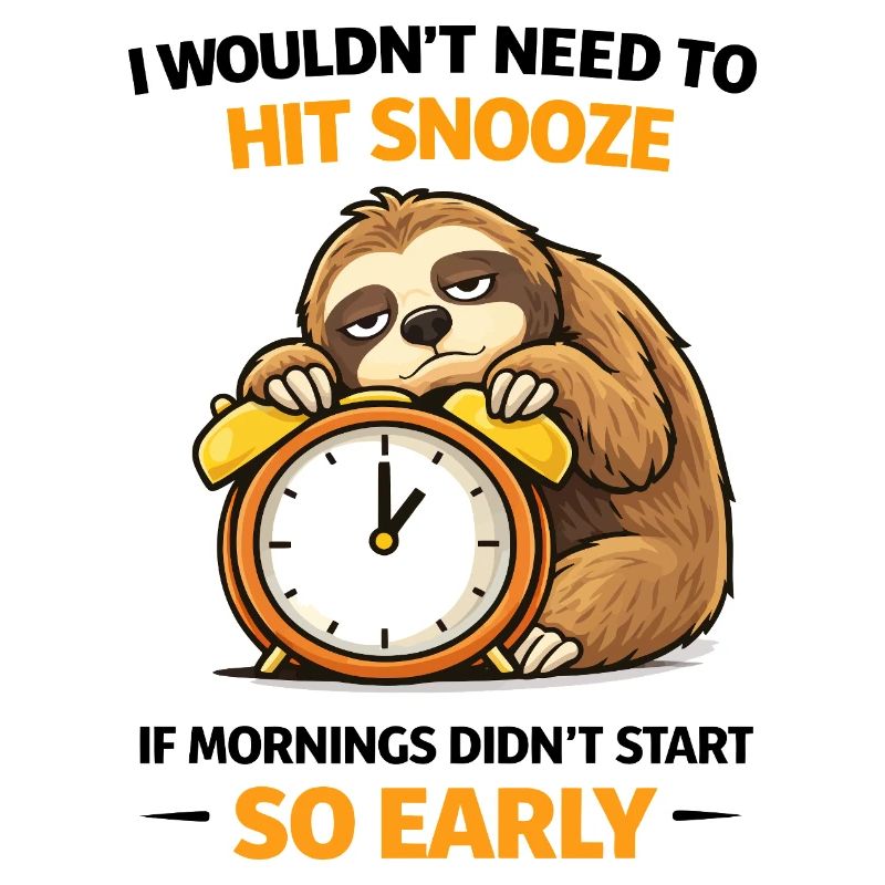 Hit Snooze So Early Sloth