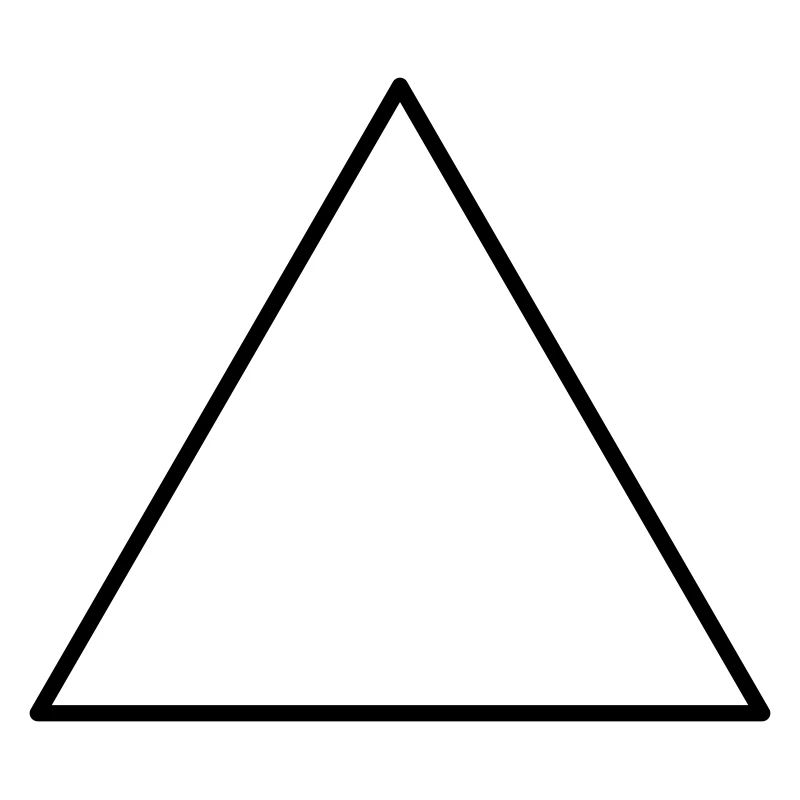 Symbol triangle equilateral
