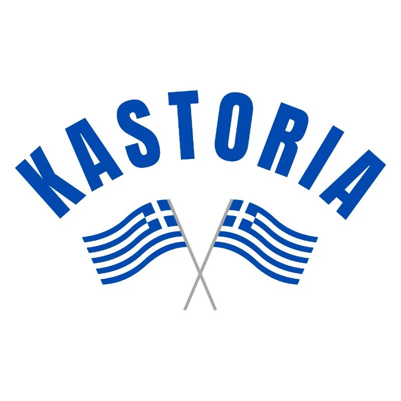 Drapeaux grecs de Kastoria