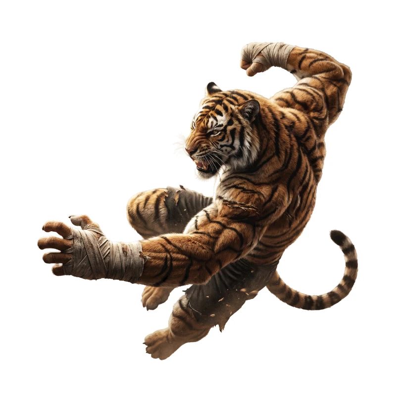 Leaping Tiger