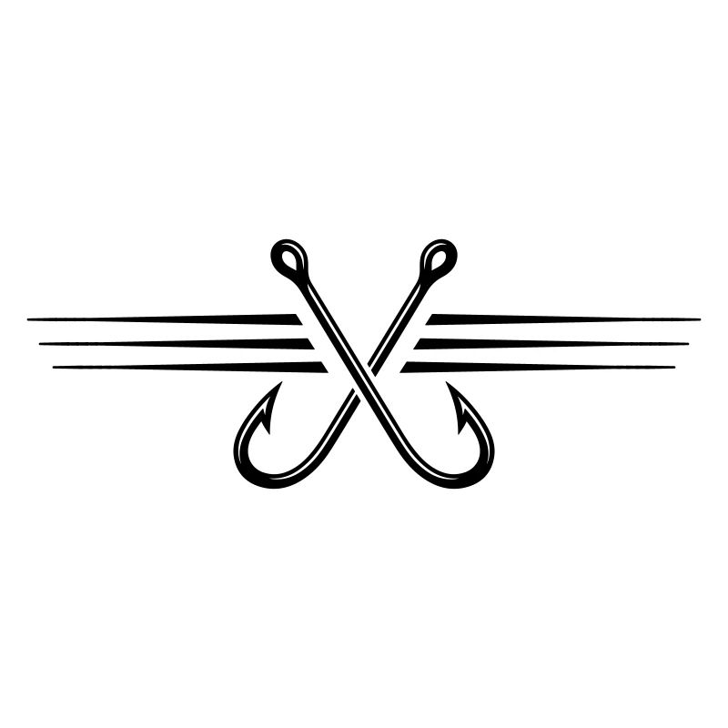 Fish hook icon