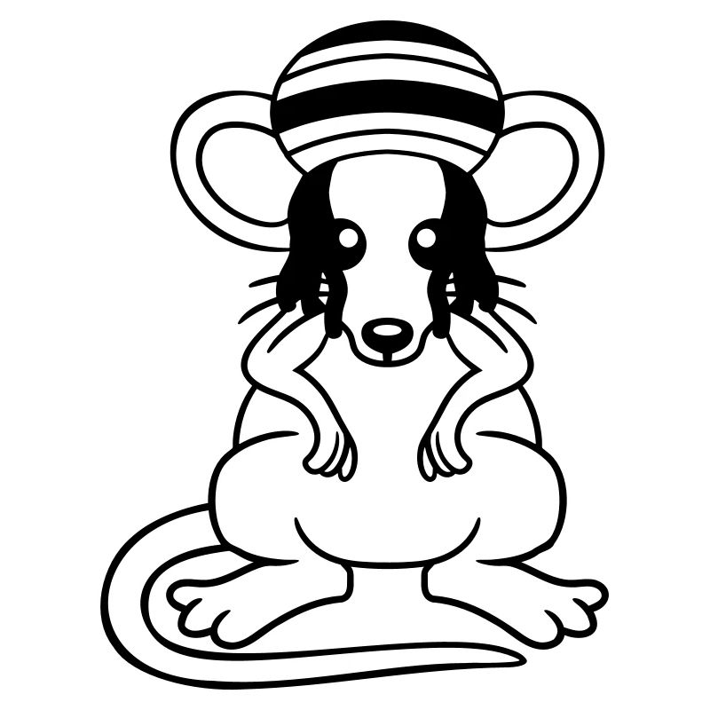 Mouse Raggae Jamaica Hat Rasta Lure Chill Hat