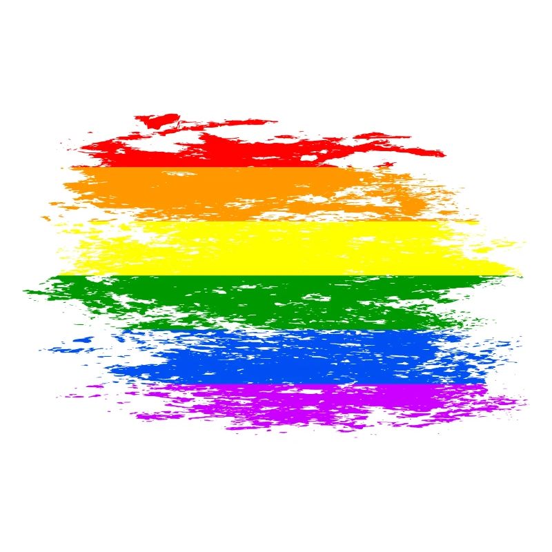 Drapeau arc-en-ciel utilisé