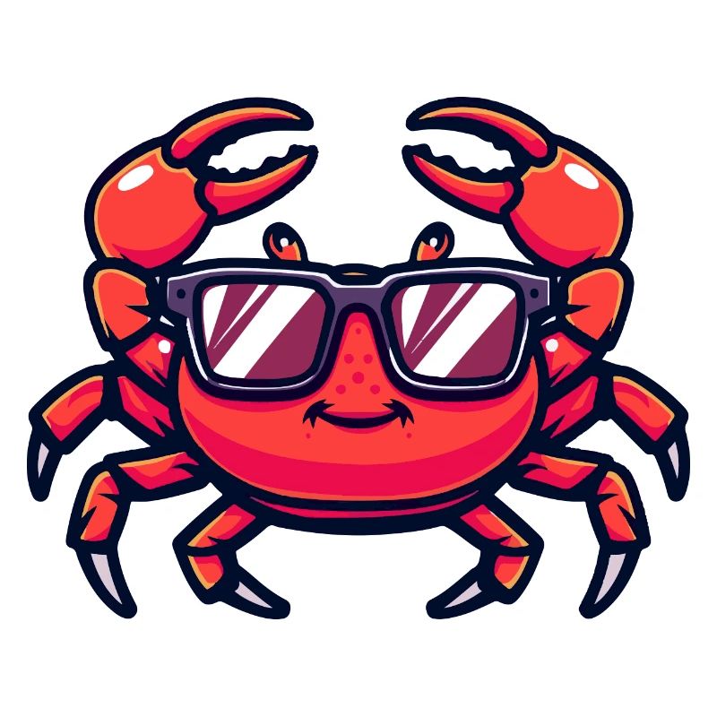 Krebs Krabbe Comic Cool