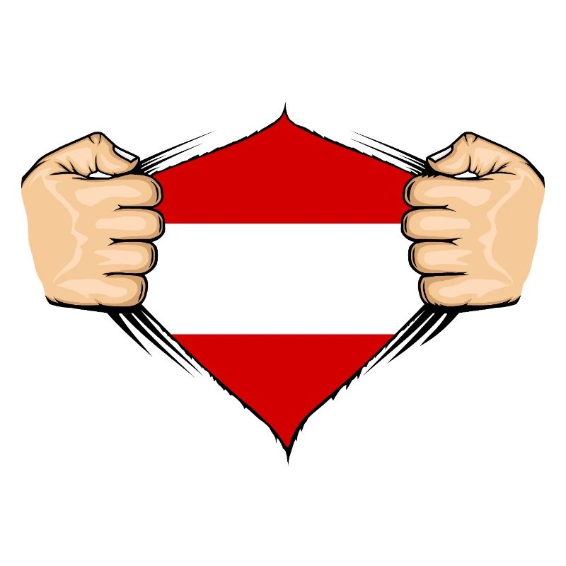 Conception du drapeau de l’Autriche