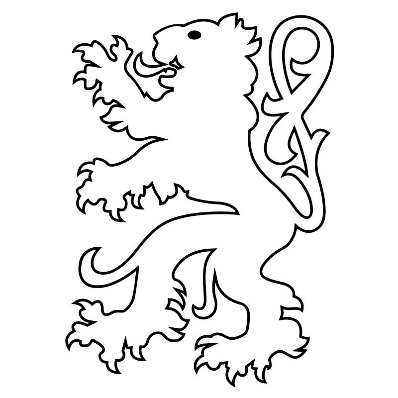 White lion de