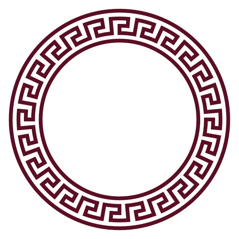 meander circle / Meander Kreis (A, 1c)