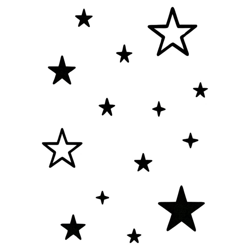 Star Scatter Pattern Design