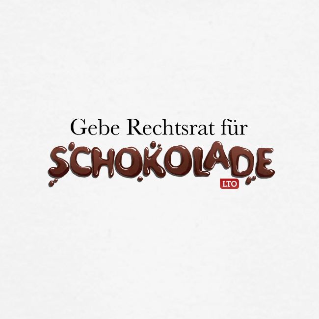 Gebe Rechtsrat für Schokolade