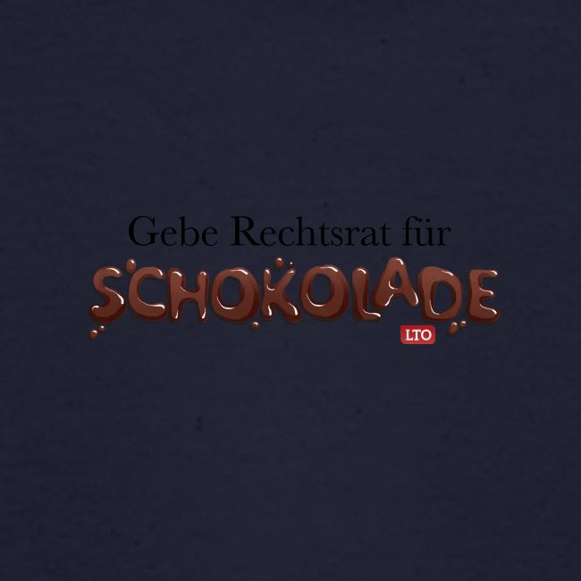 Gebe Rechtsrat für Schokolade
