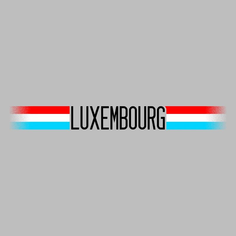 Luxembourg Drapeau / bannière 005 conceptions rondes
