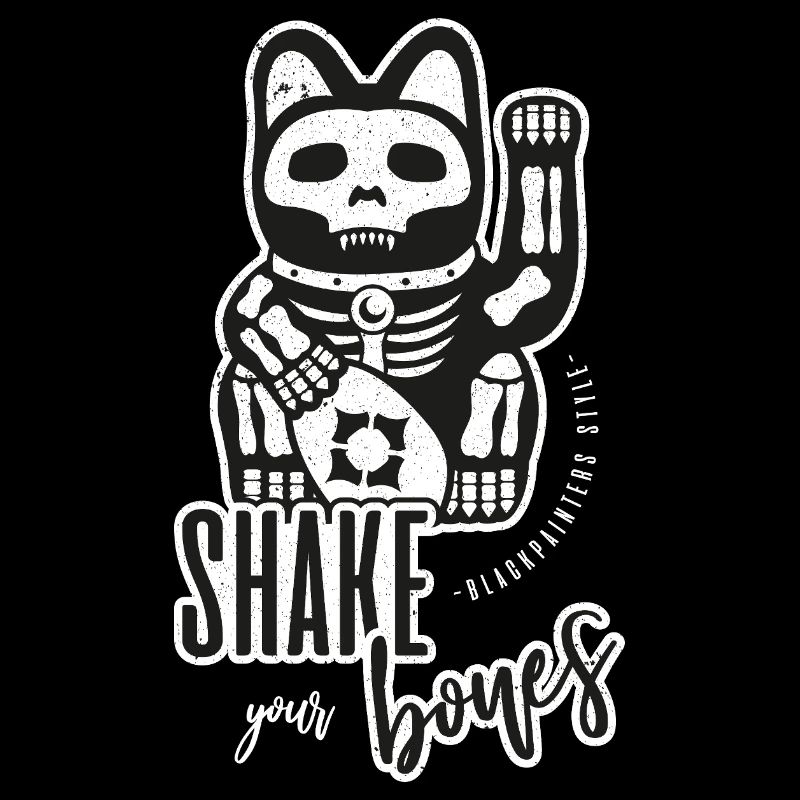 Skelett Winkekatze - Shake your Bones