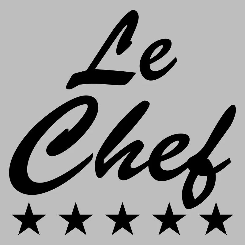 Le Chef Star Chef Logo Chef Texte Star Chef