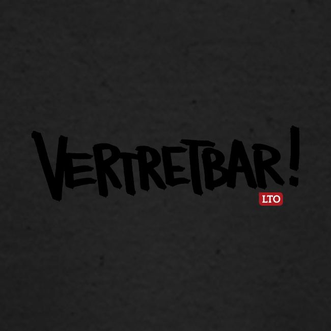 VERTRETBAR Schwarz
