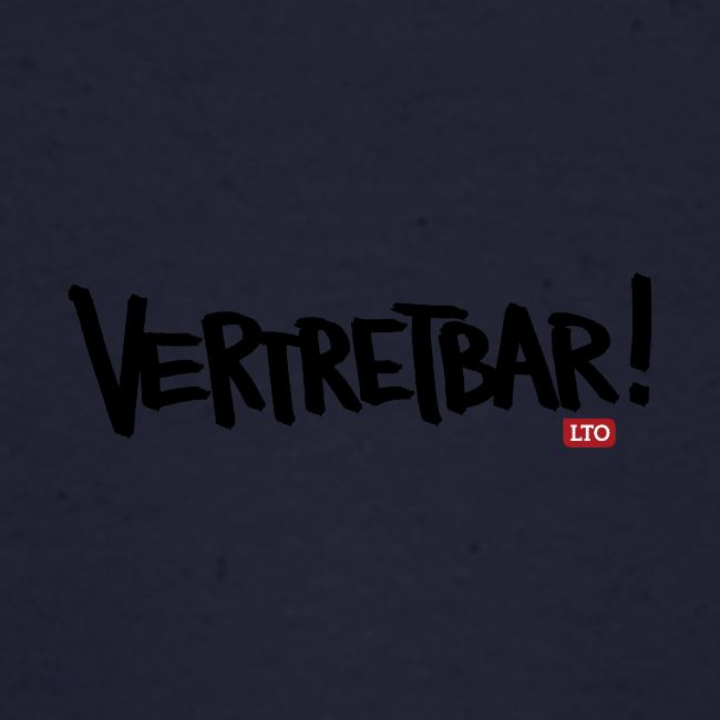 VERTRETBAR Schwarz