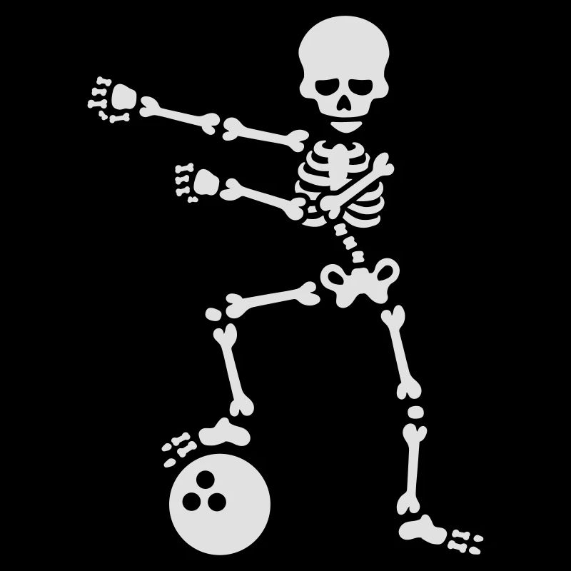 Boule de bowling floss dance flossing squelette