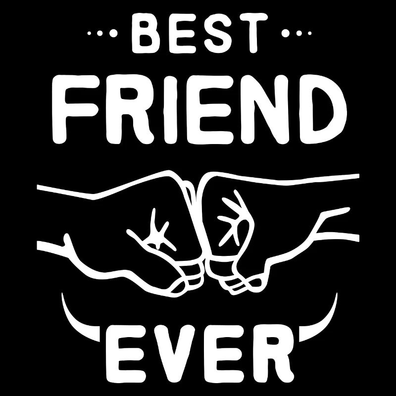Best Friend Ever BFF Fist Bump Faust logo cool