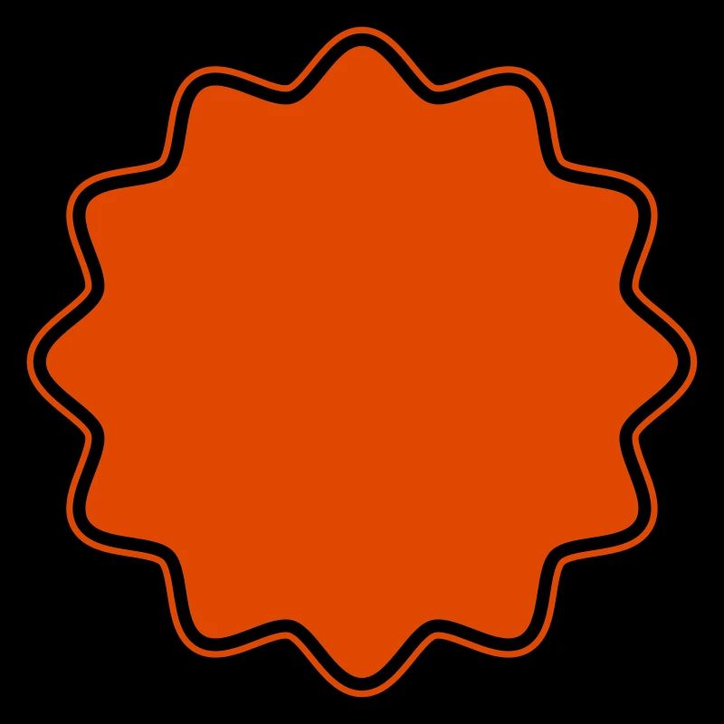 Emblem | Form | Stern runde Ecken (Vectorgraphic)