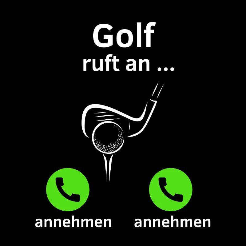 Golf ruft an - annehmen oder annehmen?