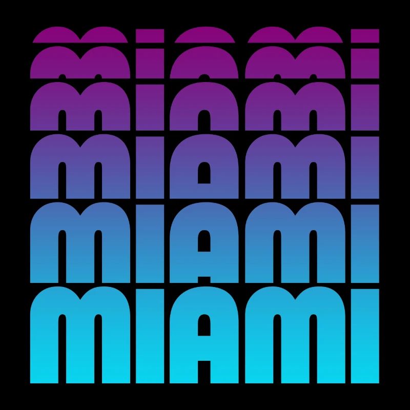 Miami Gradient Grid