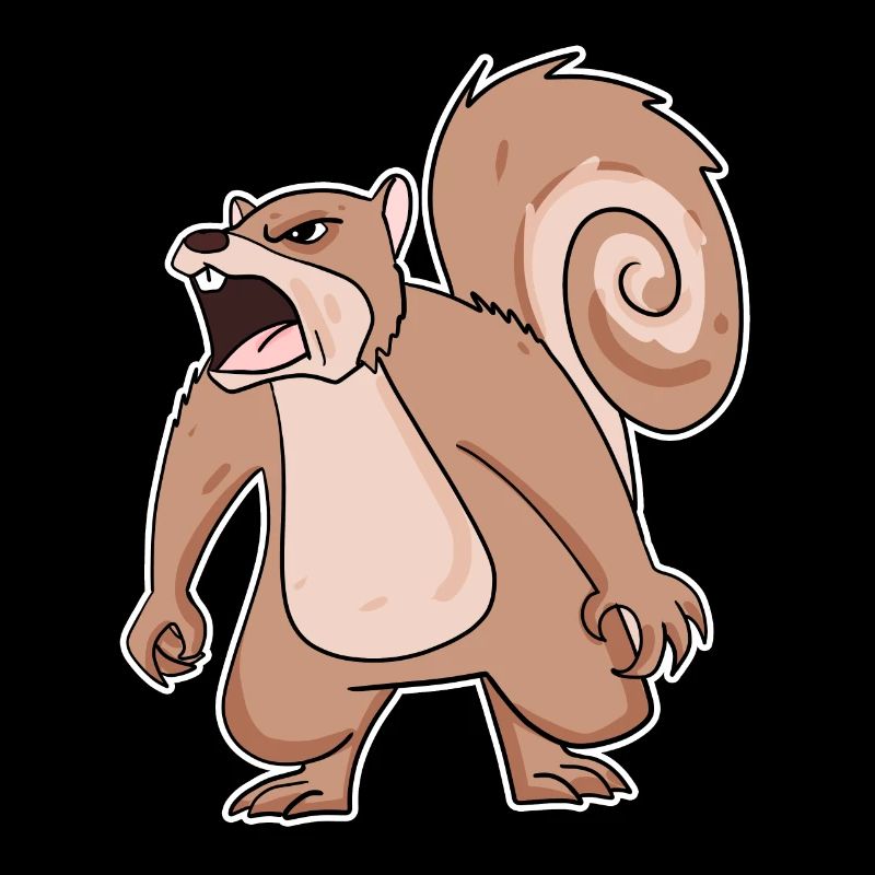 angry squirrel