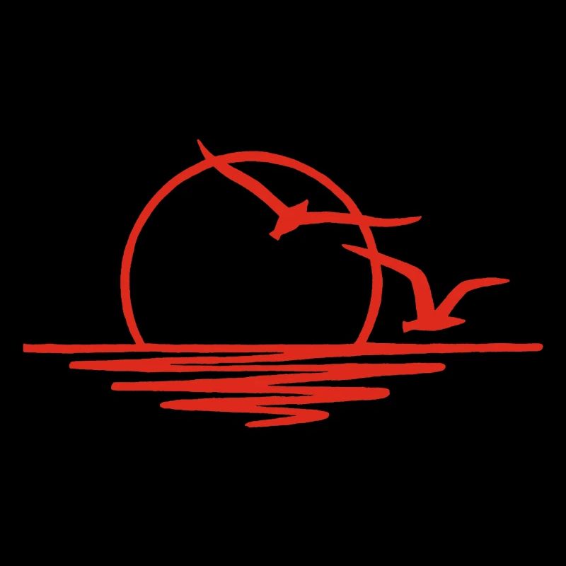 Soleil couchant (rouge)