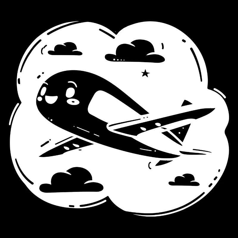 Propeller Plane Drawing