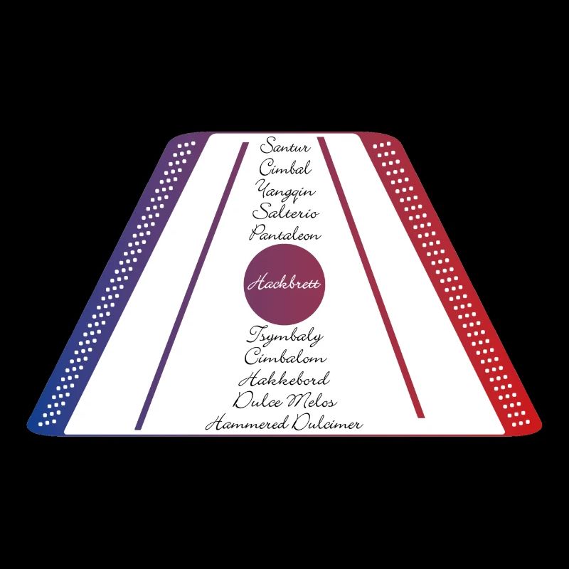 Dulcimer blue red