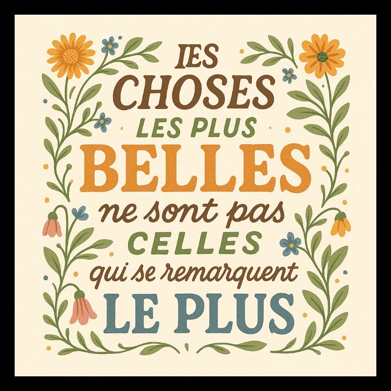 Les Choses Les Plus Belles