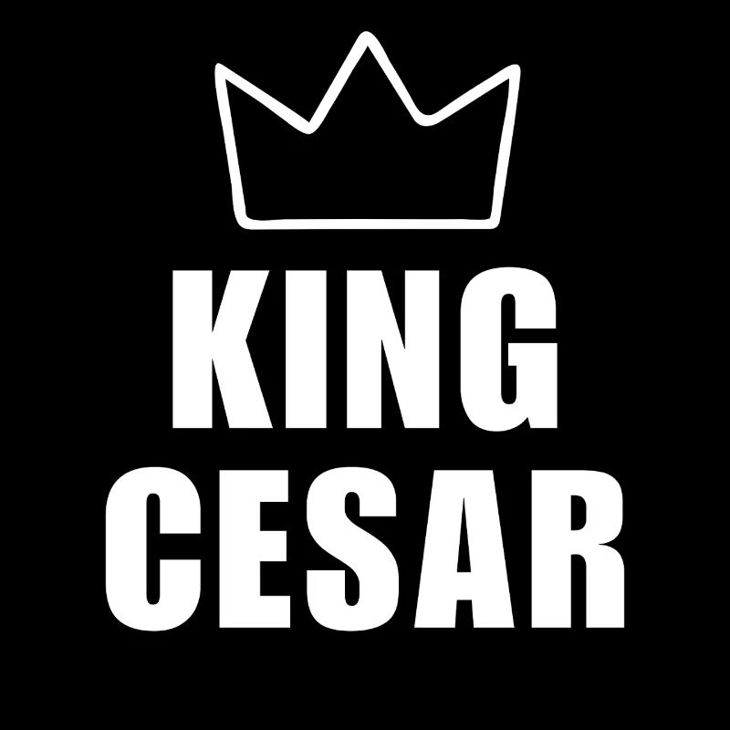 King Cesar Crown Shirt – Name beginnt mit C