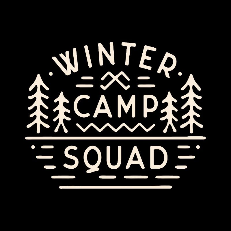Camp d’hiver, équipe de camping, campeur de montagne