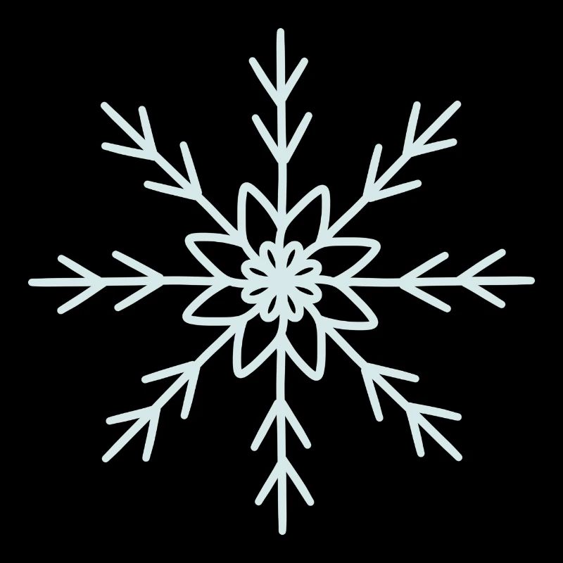 Conception élégante de motif de flocon de neige