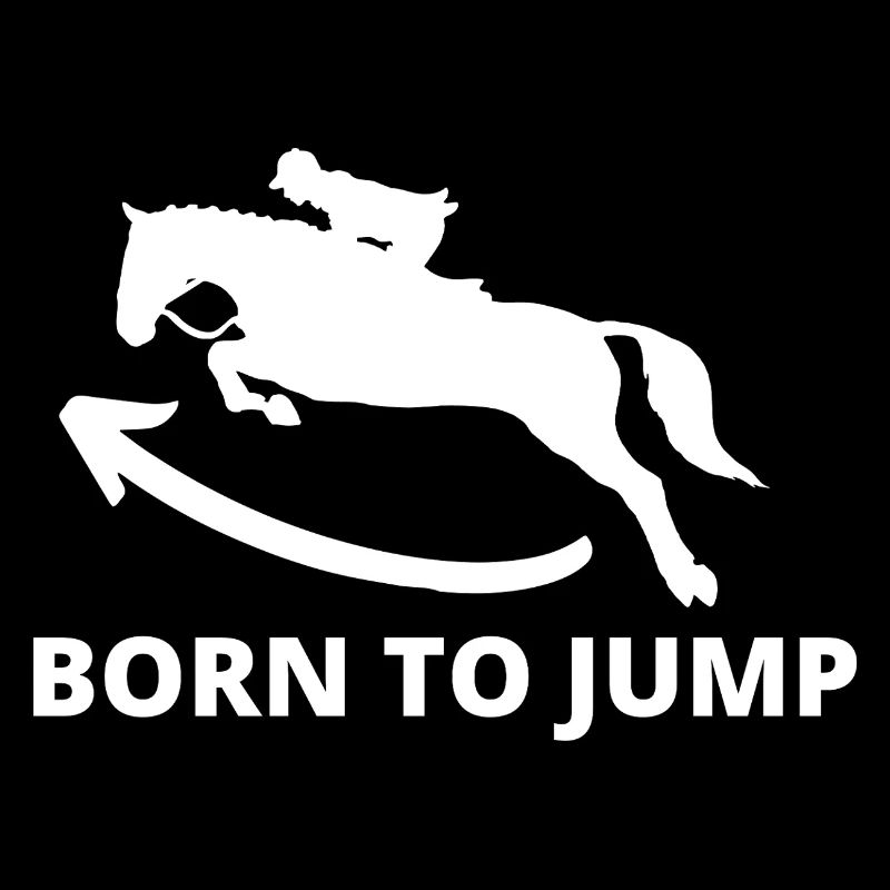 Dynamic jumping stallion