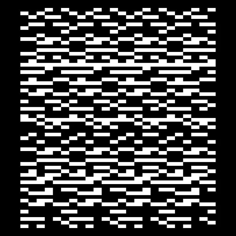 Glitch Grid Monochrome Pattern