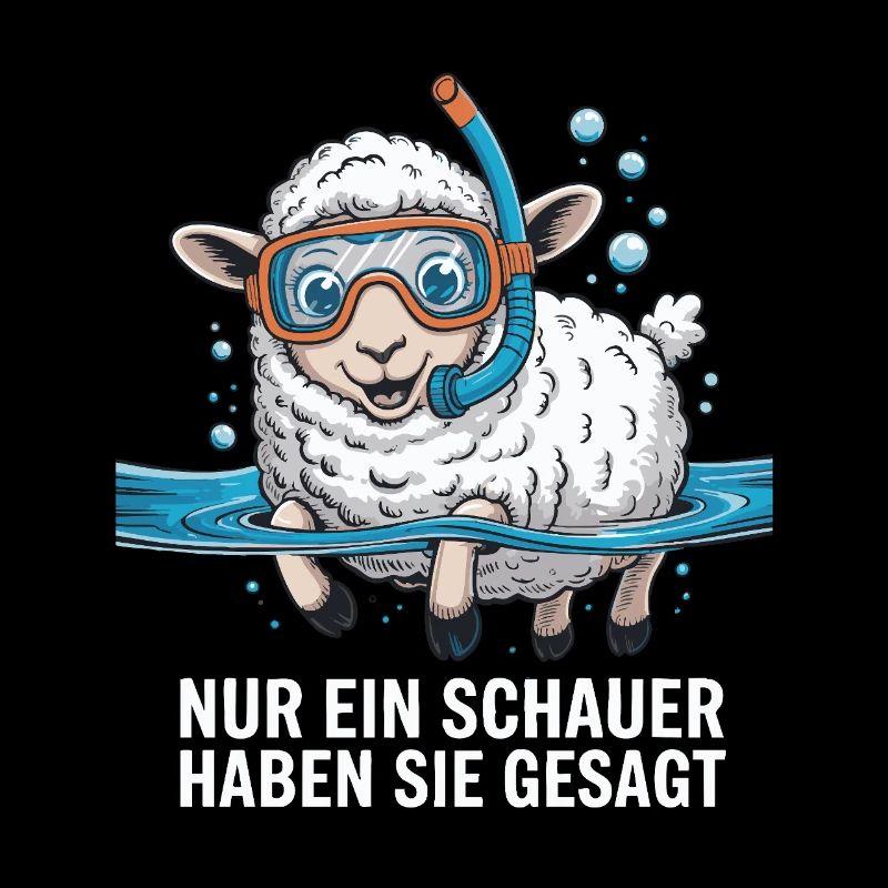Just a Shower – Funny Sheep Design